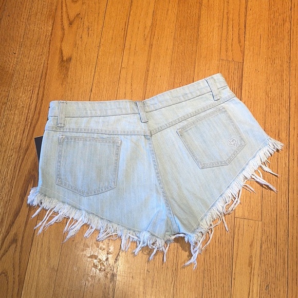 Carmar Studded Denim Raw Hem Shorts - Picture 6 of 8